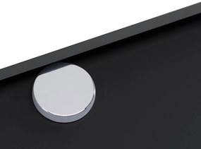 Odkladacia skrinka »CN3« s 1 výklopnými dvierkami, čierna