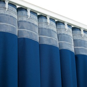 ZATEMŇOVACÍ ZÁVES NA PÁSKE MADLEN 140X300 CM KRÁĽOVSKÁ MODRÁ