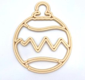 DECOLED Vianočná ozdoba, 30 cm, biela