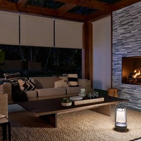 Elstead KL-LYNDON-BT-B-BK - LED Vonkajšia lampa s reproduktorom LED/3W/230V IP44