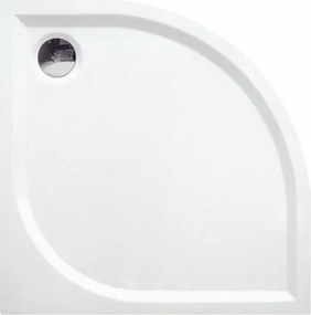 Roltechnik Outlet Štvrťkruhová sprchová vanička iCAST ROUND z liateho mramoru ROTH-Variant: rozmery: 80x80 cm - (iCAST_ROUND_80x80 - 8000219)