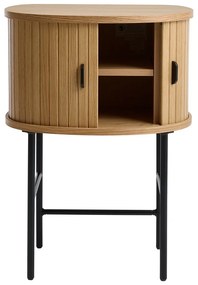 Nočný stolík v prírodnej farbe Nola – Unique Furniture