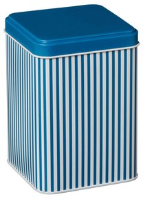 Ib Laursen Plechový box s vekom Blue Stripes