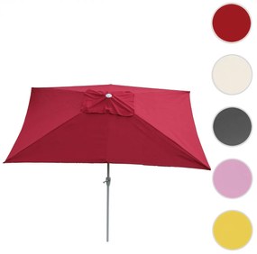 Slnečník N23 2x3m polyester/hliník - bordová