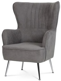 BONTEC Kreslo, sivá látka, AK-317 GREY2 Farba: Šedá