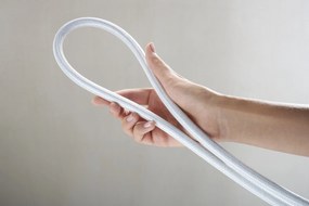Hansgrohe Designflex, textilná sprchová hadica 1600 mm, biela matná, HAN-28260700