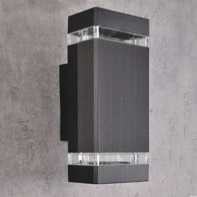 Vonkajšie nástenné svietidlo GILBERT 2xGU10/10W/230V IP44