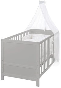 roba Detská postieľka Sternenzauber s príslušenstvom, 70 x 140 cm (hnedosivá)  (100340823)