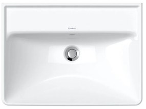 DURAVIT D-Neo závesné umývadlo bez otvoru, s prepadom, 600 x 440 mm, biela, 2366600060