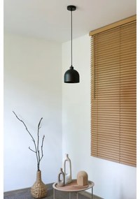 Duolla - Závesné svietidlo na lanku IRONLINE 1xE27/15W/230V priemer 17 cm čierna