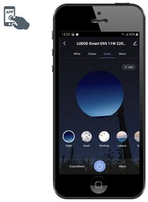 Sada 3 inteligentných E27 RGBW LED žiaroviek G95 11W 1050lm 2200-4000K