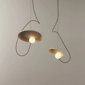 Milan Wire závesná lampa Ø 24 cm norkovej farby