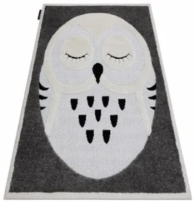 Koberec JOY Owl sivý / krém