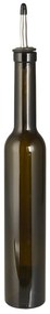 Ib Laursen Sklenená fľaša na olej / ocet Olive Green 390 ml