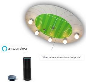 Futbalový štadión stropné svietidlo, modul Alexa
