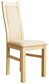 Jedálenská stolička ZOE dub/krémová
