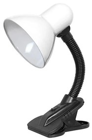 Top Light - Lampa s klipom 1xE27/60W/230V biela