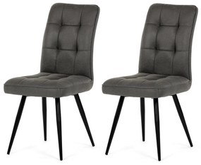 Súprava jedálenských stoličiek Vintage DCL-D1250GREY3, 2 ks