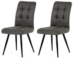 Súprava jedálenských stoličiek Vintage DCL-D1250GREY3, 2 ks