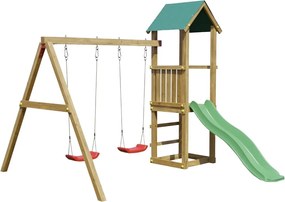 Marimex | Detské ihrisko Marimex Play Basic 008 + zelená šmykľavka | 11640470