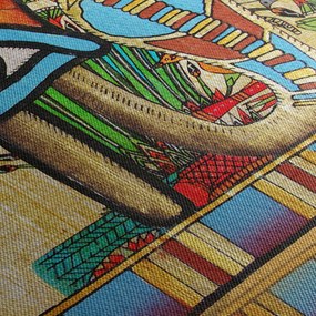 Obraz s egyptskými motívmi (70x50 cm)