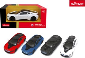 Model auta BMW i8 1:43 RASTAR biele