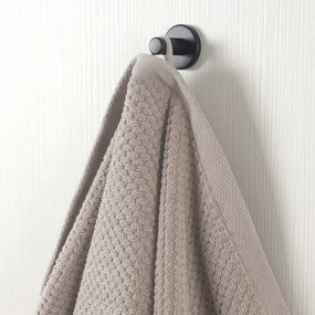 Goldea bavlnený froté uterák / osuška micro pure - sivohnedý 30 x 50 cm