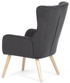 Kreslo s područkami GREY2, sivá