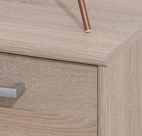 Nočný stolík Mega 40, dub sonoma
