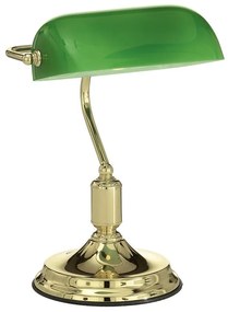 Ideal Lux - Stolná lampa 1xE27/60W/230V mosadz