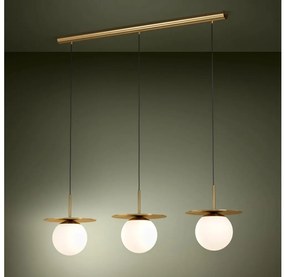 Eglo 39953 - Luster na lanku ARENALES 3xE27/40W/230V zlatá