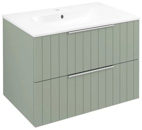 Sapho Sapho, CIRASA umývadlová skrinka 69,8x52x46cm, verde strip, CR701-4444S