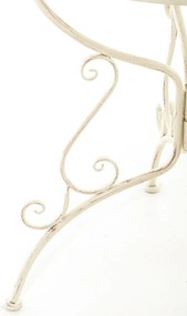 Kovový stôl GS13436802 - Krémová antik