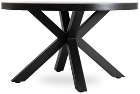 PROXIMA.store - Okrúhly konferčenčný stolík LINCOLN FARBA: čiarna