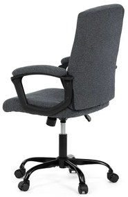 Autronic BONTEC Kancelárske kreslo, hojdací mechanizmus, čierna látka, KA-Y391 BK2 Farba: Šedá
