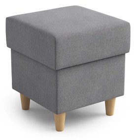 Škandinávska podnožka 41x41 cm Tmavosivá