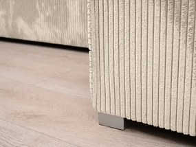 Krémová rohová pohovka SMART COSARO, obojstranná + 2 vankúše ZADARMO