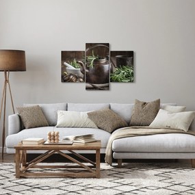 Obraz - Kanvička s rozmarínom (90x60 cm)