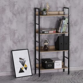 BONTEC Regál, mdf, hnedá, GD-314 OAK Farba: Prírodné