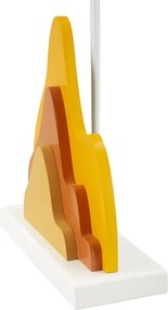 Stolná lampa Farba A 57 cm žlto-oranžová