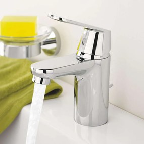 GROHE Eurosmart Cosmopolitan páková umývadlová batéria s odtokovou súpravou s tiahlom, nízkotlaková, výška výtoku 75 mm, chróm, 32955000