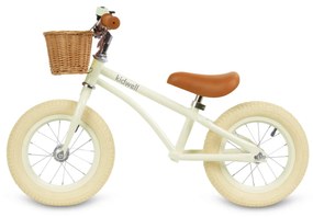 Balančný bicykel Kidwell Classy 12" s košíkom a zvončekom pre deti od 18 mesiacov