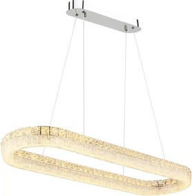 Globo 67387-40 - LED stmievateľný luster na lanku LAUREL 40W/230V číra+DO
