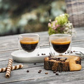 4Home Termo pohár na espresso Hot&Cool 100 ml, 2 ks