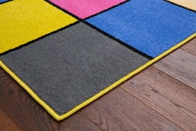 Detský koberec Funky Top Kuku žltý