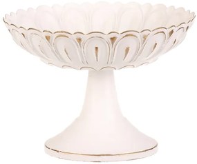 BONTEC Misa kovová - na stojane, 15 cm, aranžovacia, biela Farba: Biela