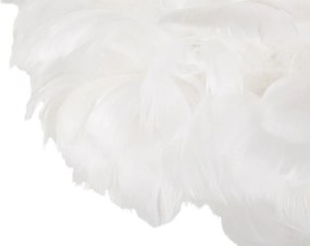 Stojacia lampa Feathers 170 cm biela/zlatá
