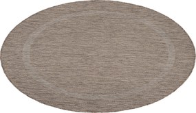 Ayyildiz, Kusový koberec Relax 4311 Brown kruh, 160x160 (priemer) kruh, hnedá, chodba / predsieň