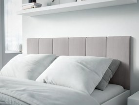 Čalúnený nástenný panel FRAME LINCOLN 30x60 cm Farba: Svetlosivá