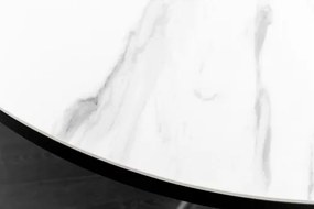 Rozkladací jedálenský stôl Mikado 46503 120/160x90cm Ceramik white marble  - Komfort-nábytok